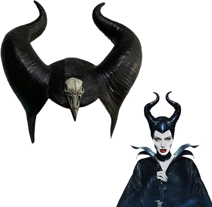 قناع الهالوين Maleficent للأولاد (الأطفال) أو البالغين