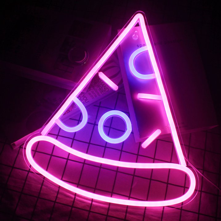 بيتزا - شعار LED نيون